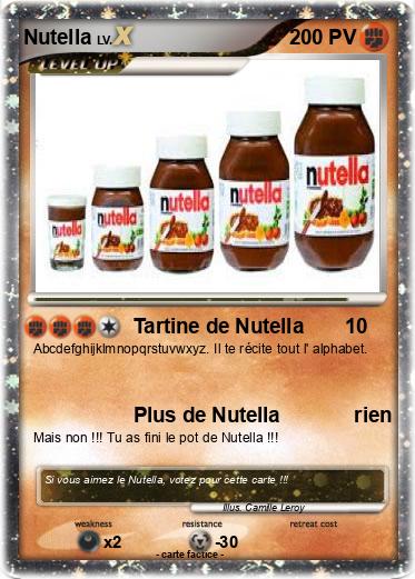 Pokemon Nutella