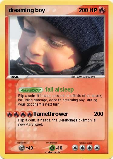 Pokemon dreaming boy