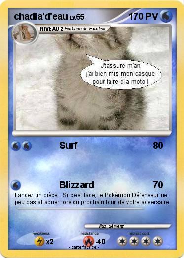 Pokemon chadia'd'eau