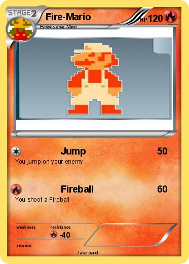 Pokemon Fire-Mario