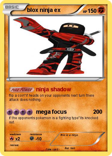 Pokemon blox ninja ex