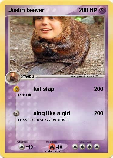 Pokemon Justin beaver