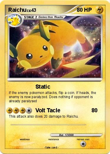 Pokemon Raichu