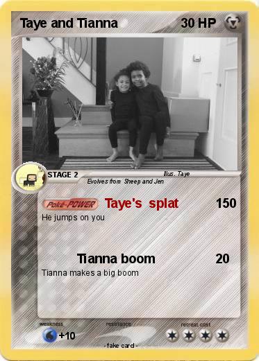 Pokemon Taye and Tianna