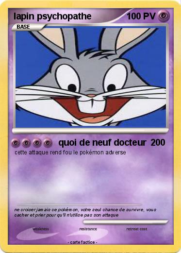 Pokemon lapin psychopathe