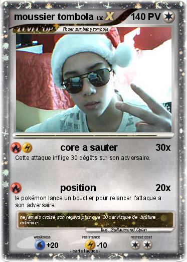 Pokemon moussier tombola