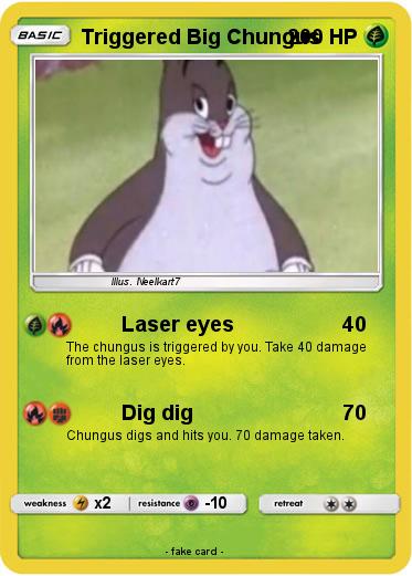 Pokemon Triggered Big Chungus