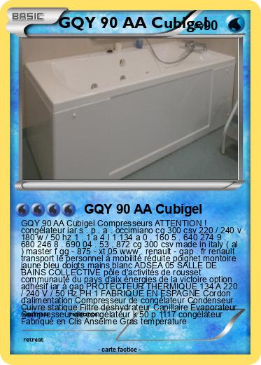 Pokemon GQY 90 AA Cubigel