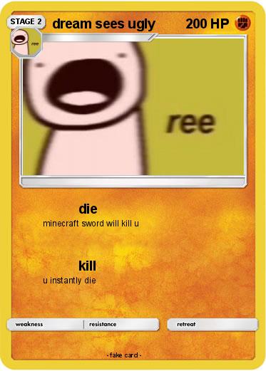 Pokemon dream sees ugly