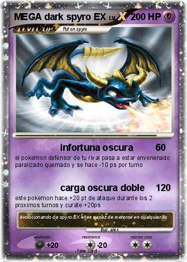 Pokemon MEGA dark spyro EX