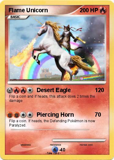 Pokemon Flame Unicorn