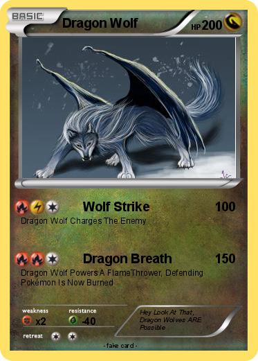 Pokemon Dragon Wolf