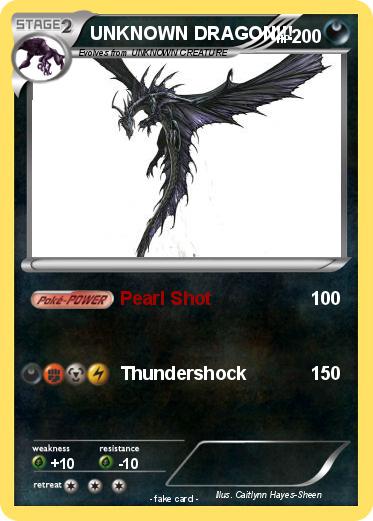 Pokemon UNKNOWN DRAGON!!!