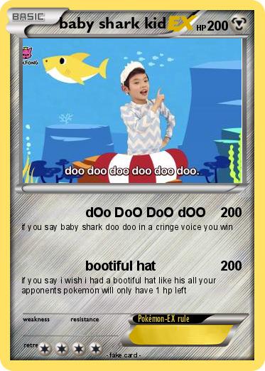 Pokemon baby shark kid