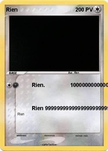 Pokemon Rien