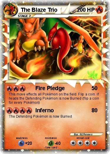 Pokemon The Blaze Trio