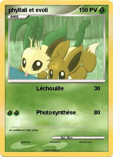 Pokemon phyllali et evoli