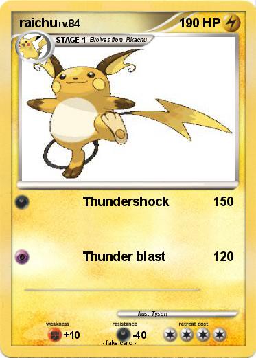 Pokemon raichu