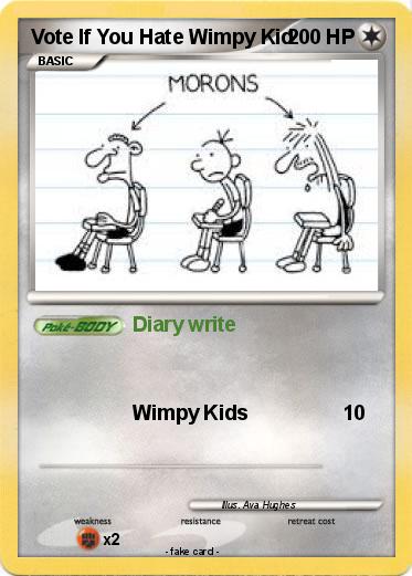 Pokemon Vote If You Hate Wimpy Kid