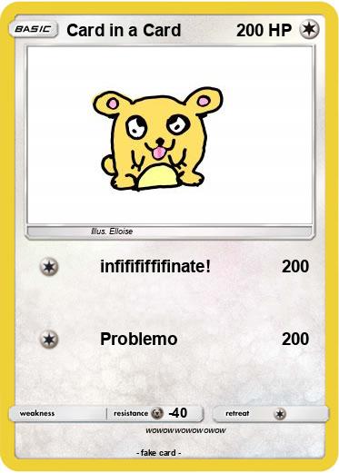 Pokemon Card in a Card