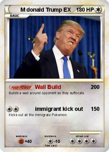 Pokemon M donald Trump EX