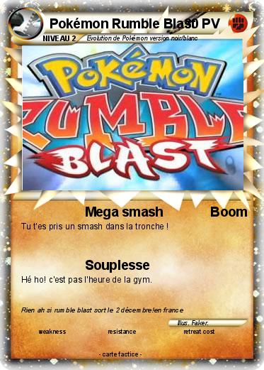 Pokemon Pokémon Rumble Blast