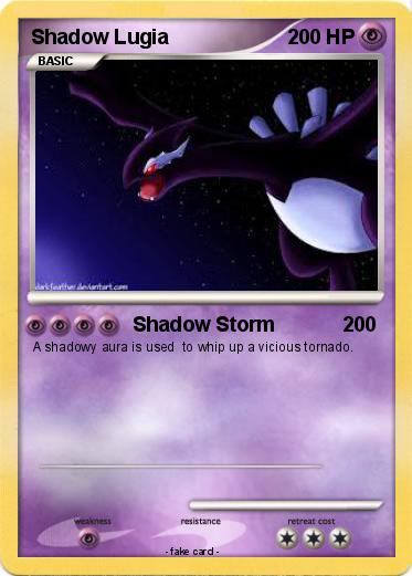 Pokemon Shadow Lugia