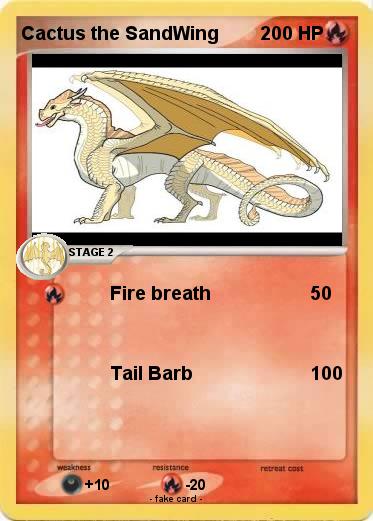 Pokemon Cactus the SandWing