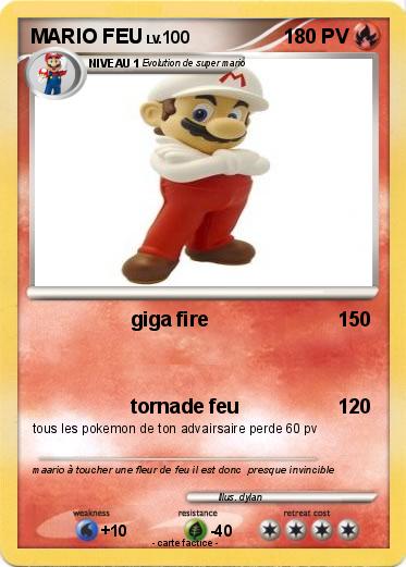Pokemon MARIO FEU