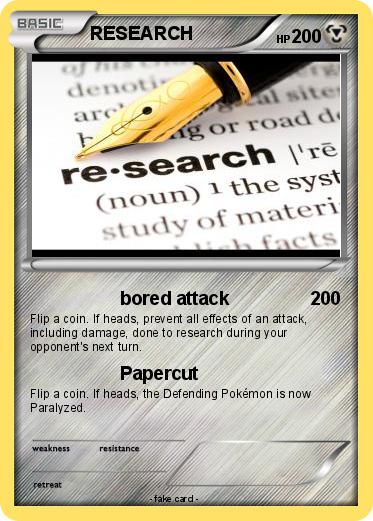 Pokemon RESEARCH