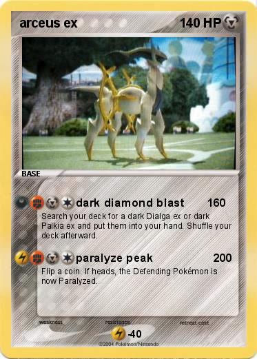 Pokemon arceus ex