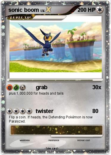 Pokemon sonic boom