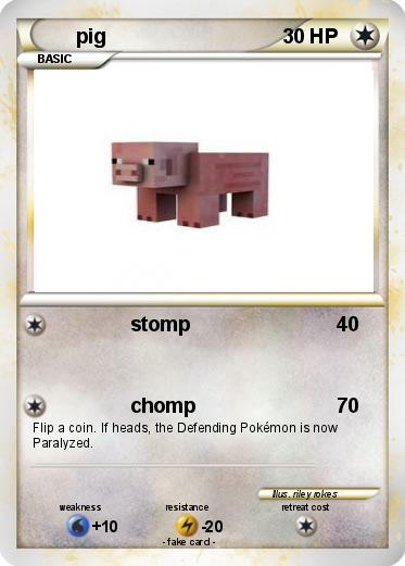 Pokemon pig