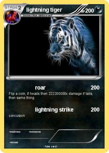 Pokemon lightning tiger