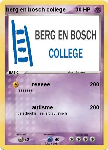 Pokemon berg en bosch college