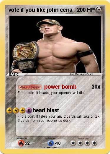 Pokemon vote if you like john cena