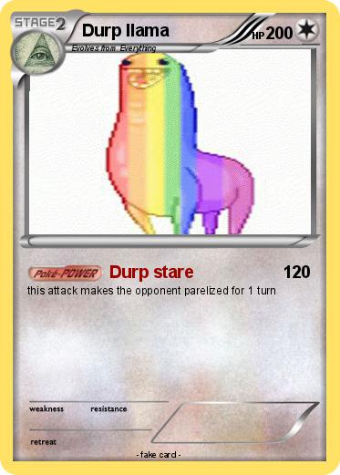 Pokemon Durp llama