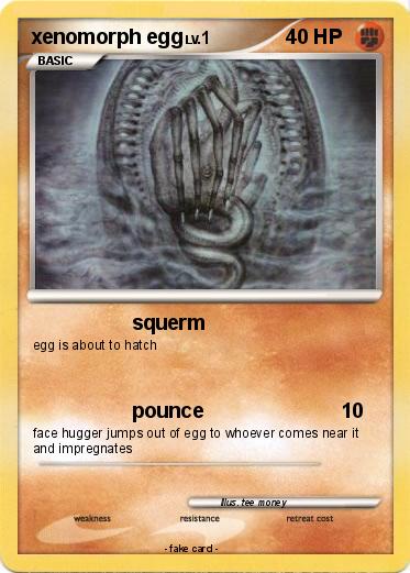 Pokemon xenomorph egg