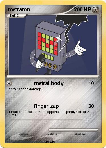 Pokemon mettaton