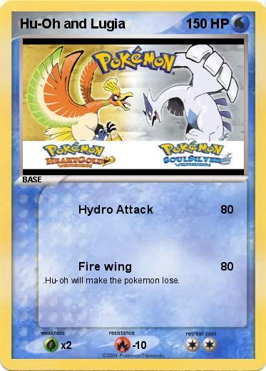 Pokemon Hu-Oh and Lugia