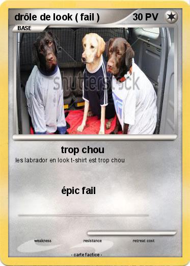 Pokemon drôle de look ( fail )