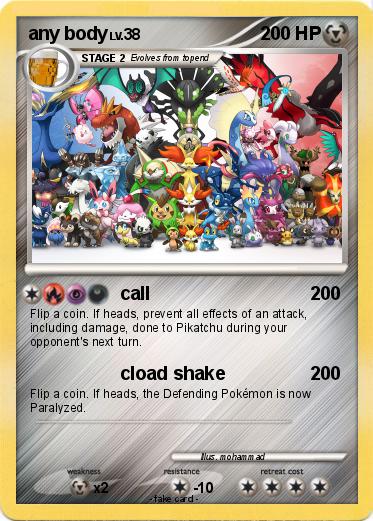 Pokemon any body