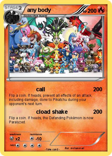 Pokemon any body
