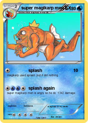 Pokemon super magikarp men EX