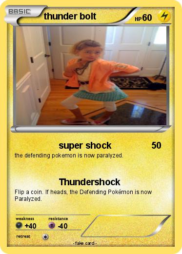 Pokemon thunder bolt