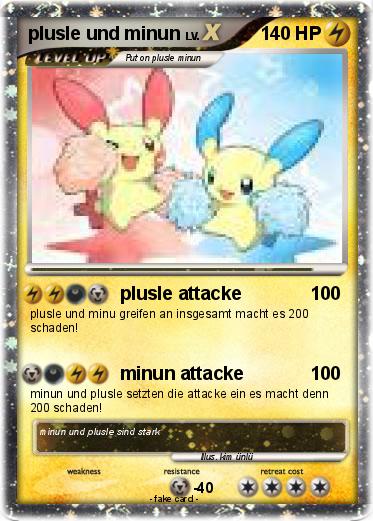 Pokemon plusle und minun