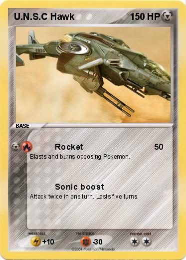Pokemon U.N.S.C Hawk
