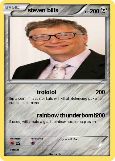 Pokemon steven bills