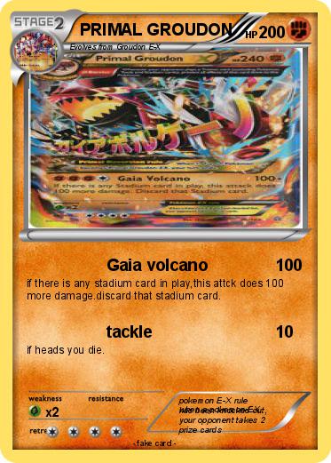 Pokemon PRIMAL GROUDON