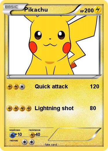 Pokemon Pikachu